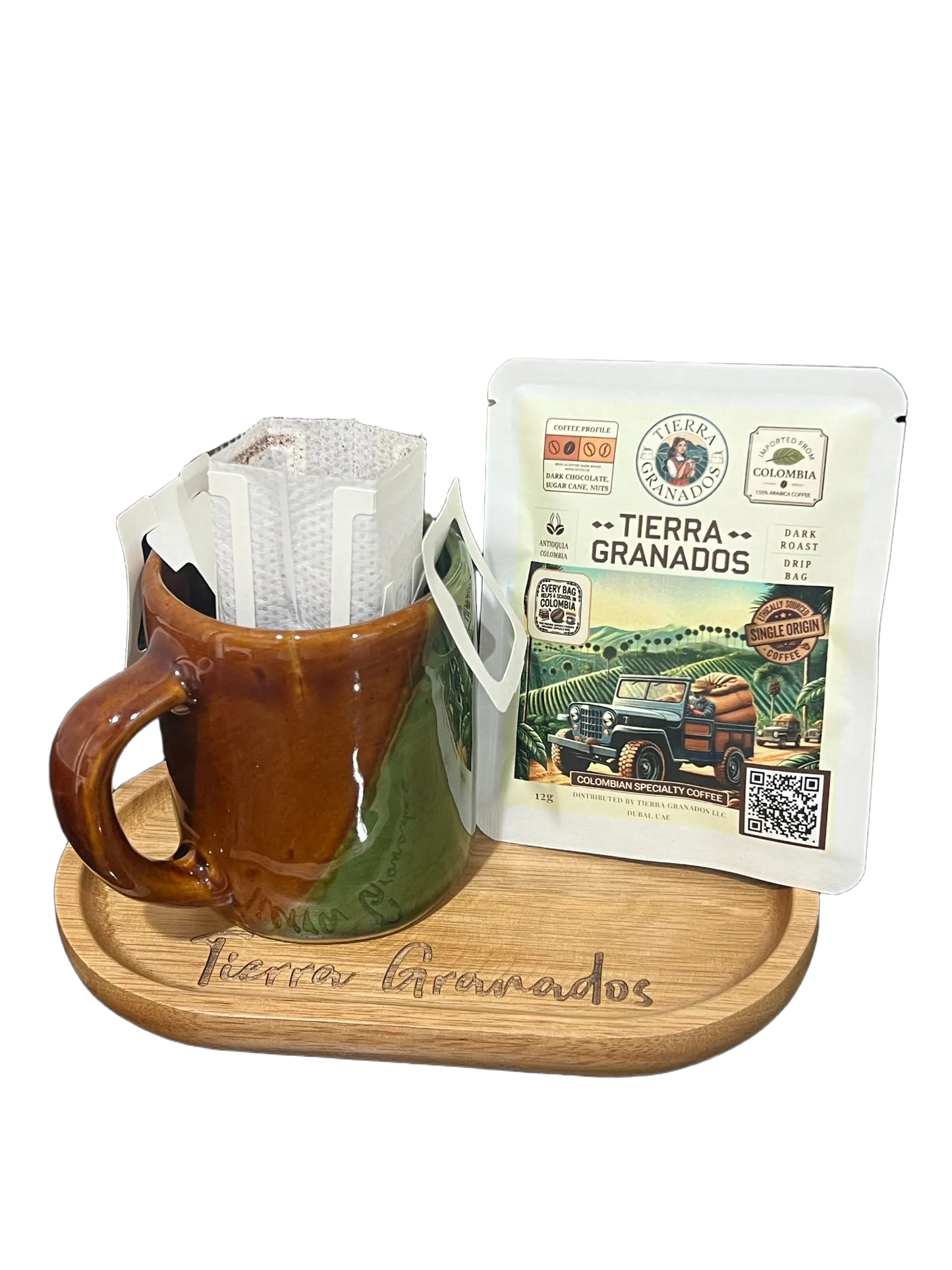 Tierra Granados Dark Roast Drip Bags