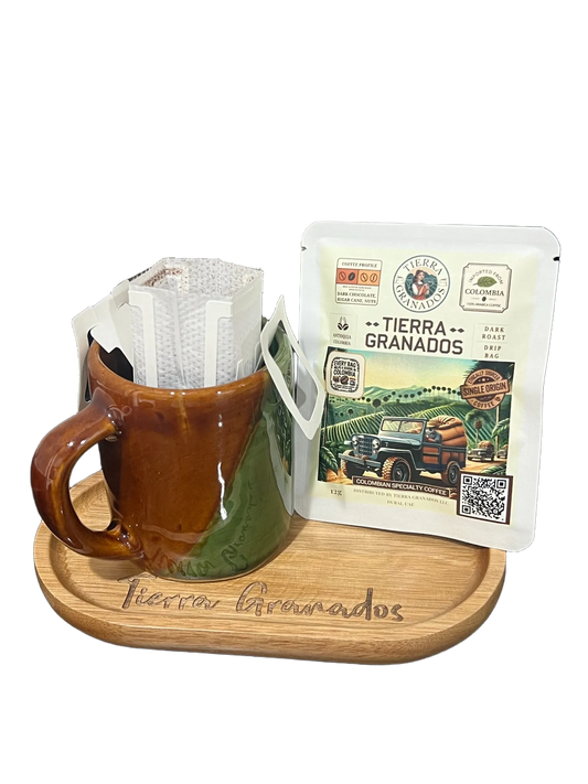 Tierra Granados Dark Roast Drip Bags