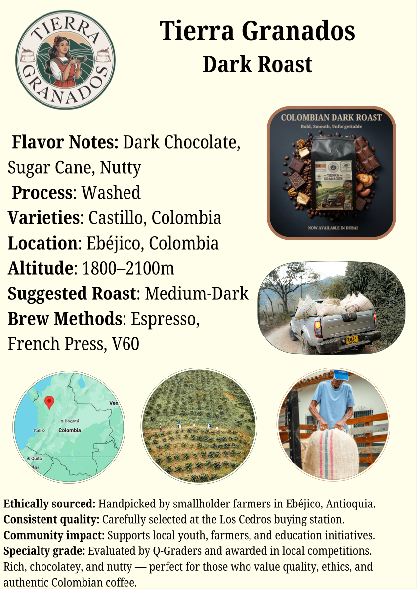 Tierra Granados Specialty Colombian Dark Roast