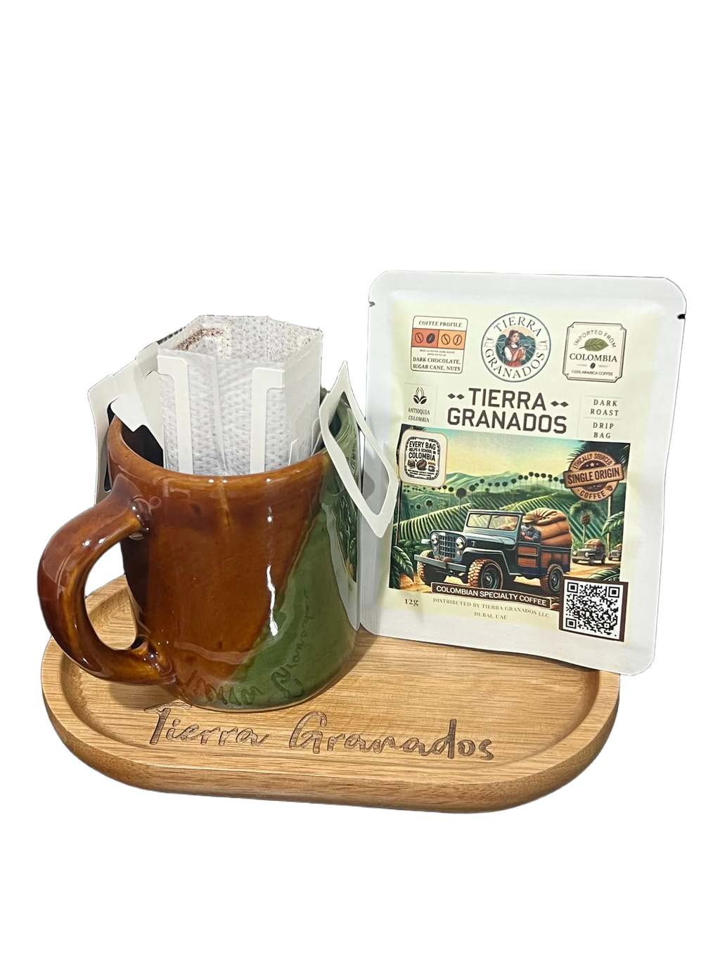 Tierra Granados Dark Roast Drip Bags
