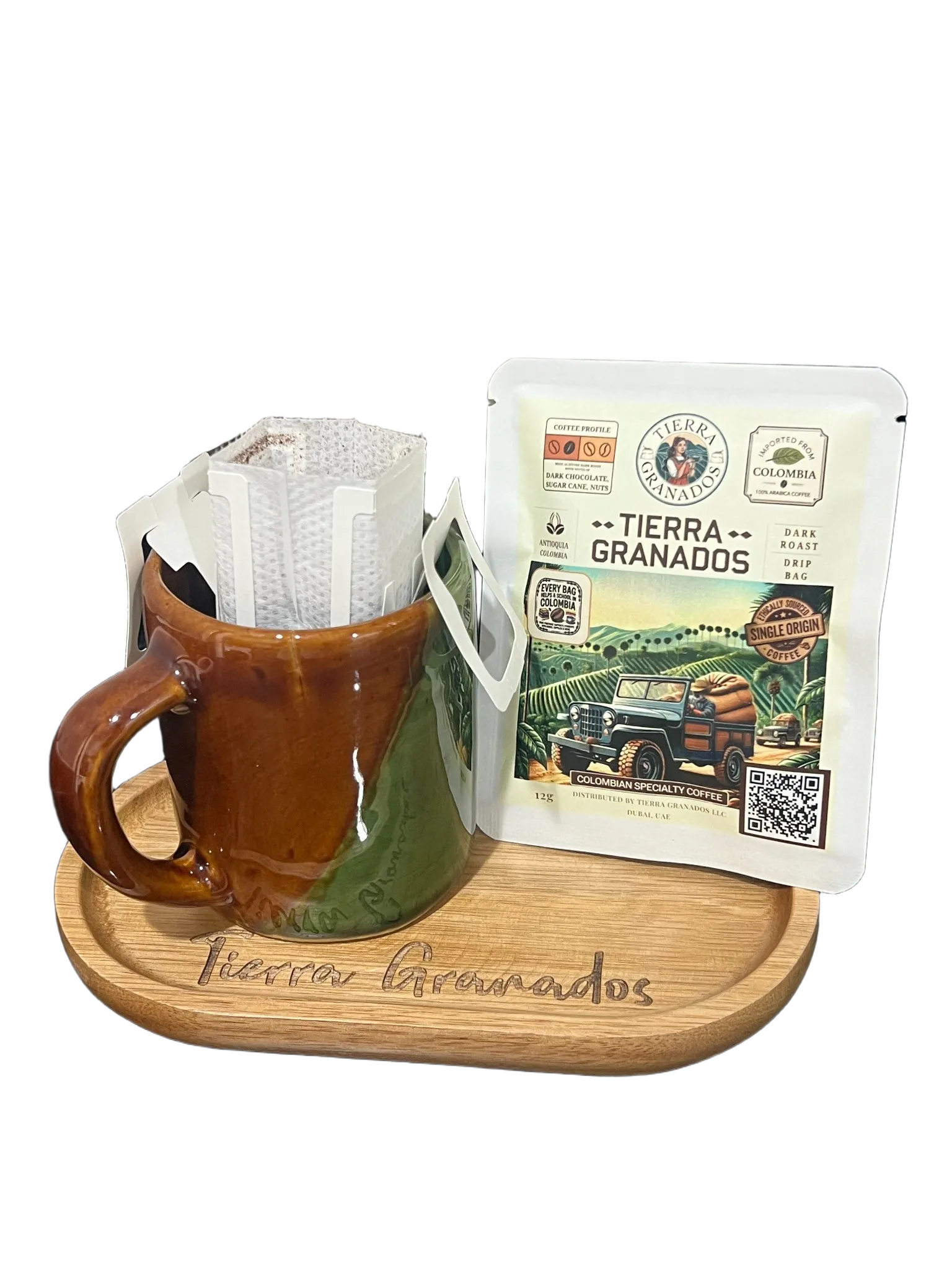 Tierra Granados Dark Roast Drip Bags